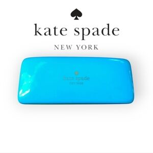 Kate Spade Hard Shell Eyeglass Case Robins Egg Blue Candy Green Sunglasses